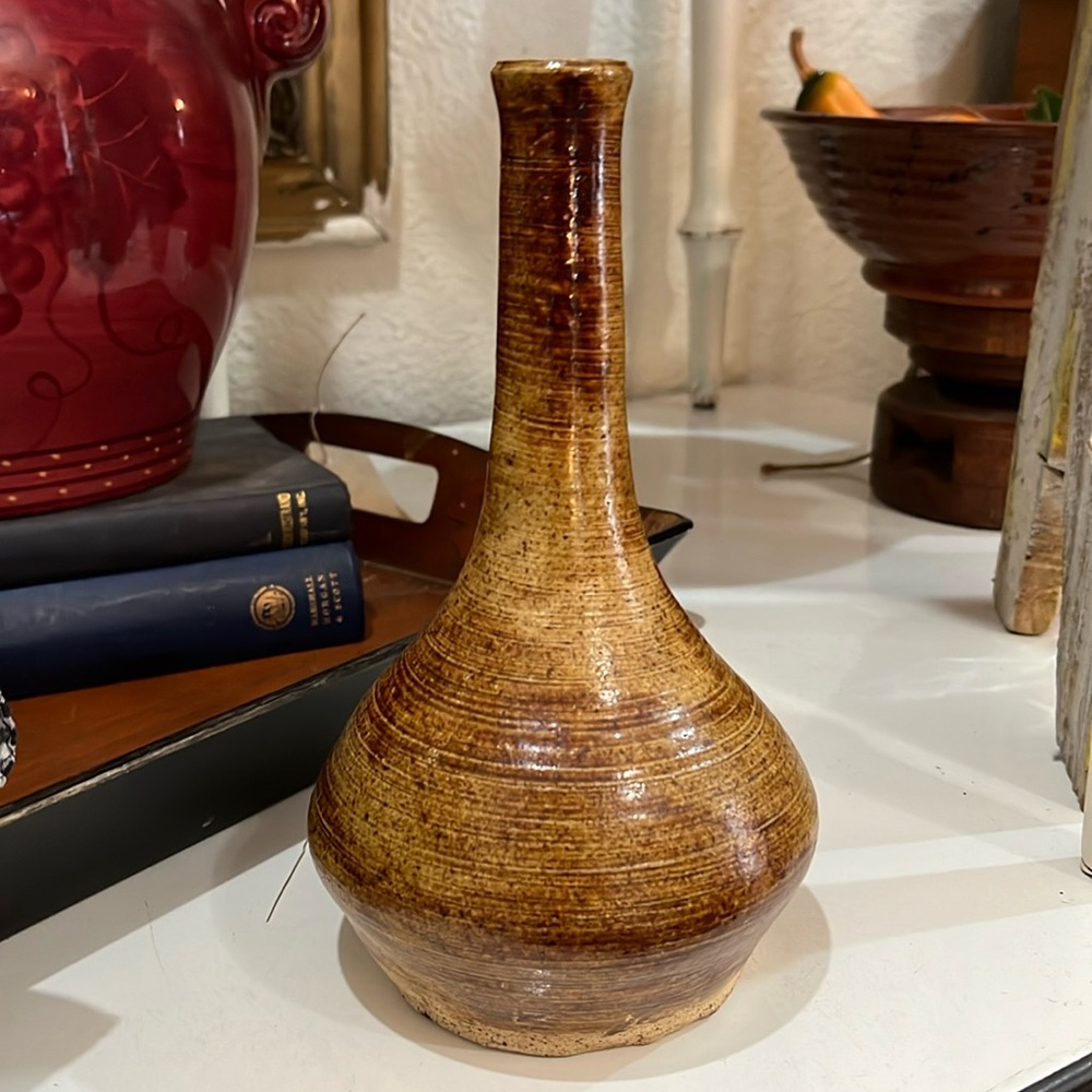Stoneware Bud Vase